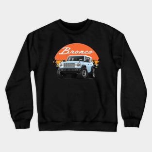 Heritage edition retro MURICA SUV sport truck robin's egg 4X4 Crewneck Sweatshirt